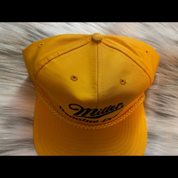 Yellow Miller Genuine Draft Hat - Picture 5 of 16